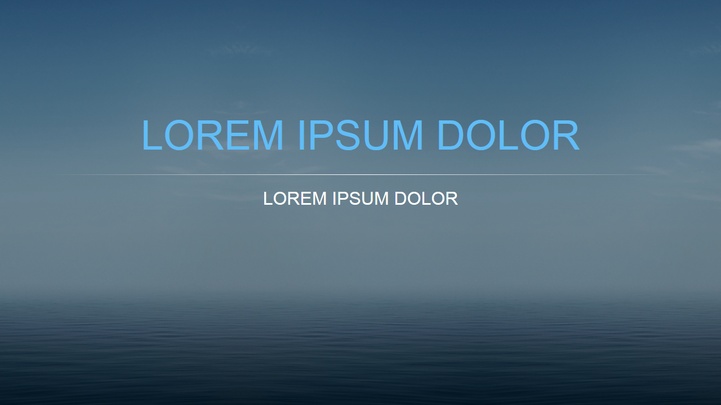 深蓝稳重风演讲汇报模板