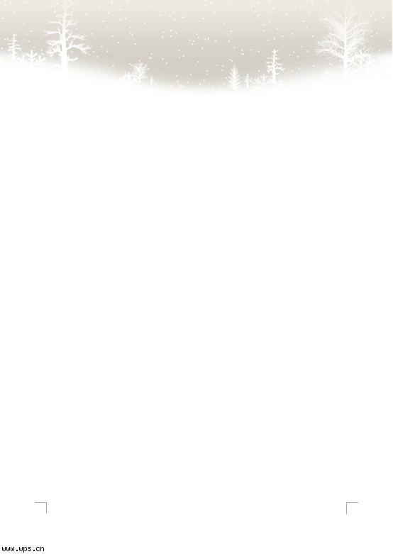 雪花飞舞的冬天信纸