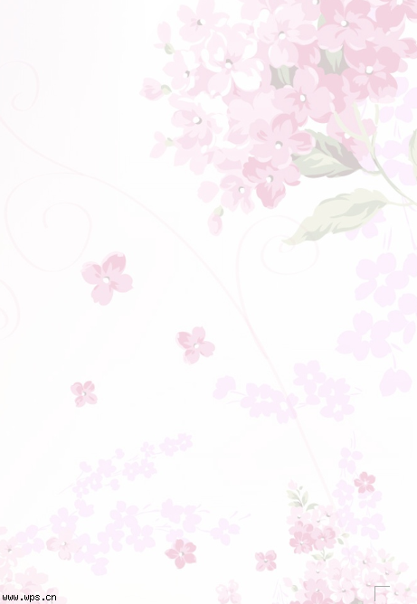 花绽放唯美信纸