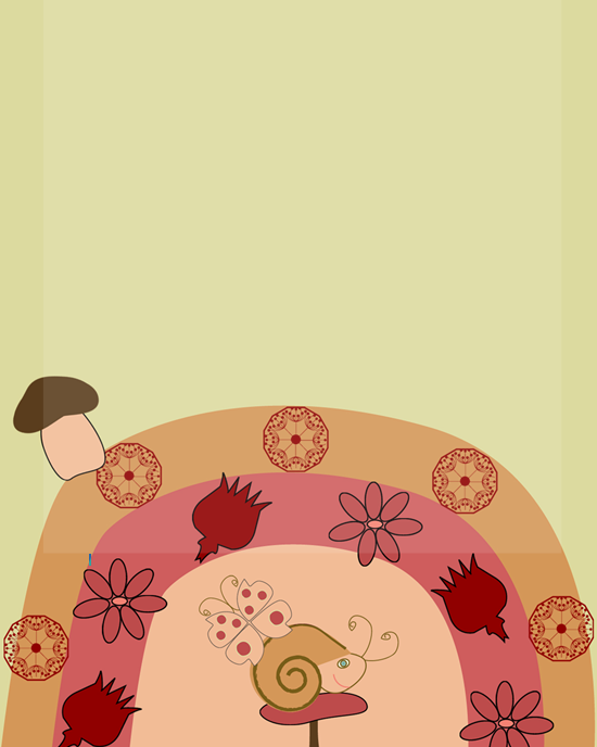 儿童节淡黄信纸